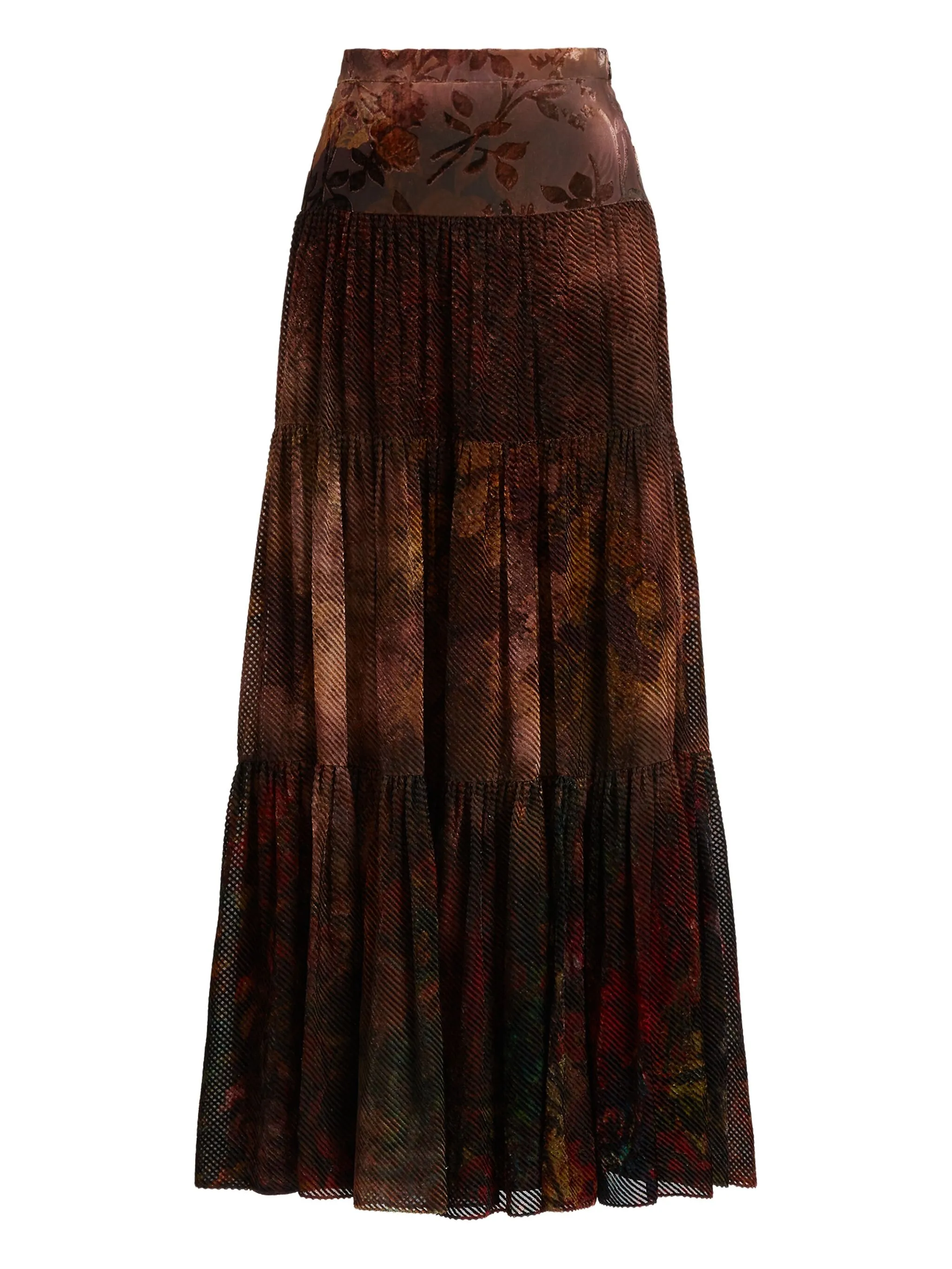 Ярусная юбка макси с цветочным узором Ralph Lauren Collection, коричневый
Ярусная юбка макси с цветочным узором Ralph Lauren Collection, коричневый