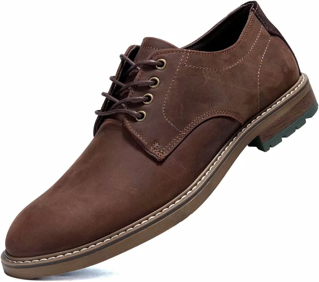 Мужские классические туфли, кожаные оксфорды с закрытой шнуровкой и простым носком Arkbird, бордовый
Мужские классические туфли, кожаные оксфорды с закрытой шнуровкой и простым носком Arkbird, бордовый