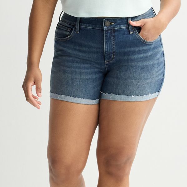 Джинсовые шорты миди с низкой посадкой для подростков плюс сайз So, цвет dark 
Джинсовые шорты миди с низкой посадкой для подростков плюс сайз So, цвет dark