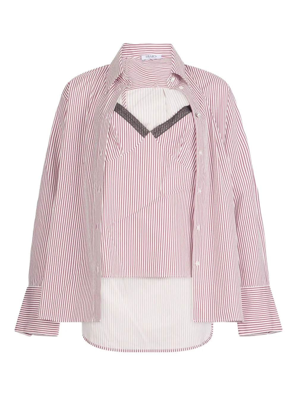 Рубашка в полоску Liu Jo, розовый
Рубашка в полоску Liu Jo, розовый