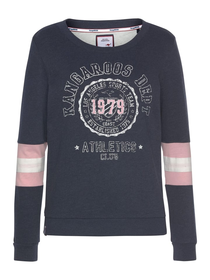 Толстовка с принтом темно-синего цвета Kangaroos
Толстовка с принтом темно-синего цвета Kangaroos