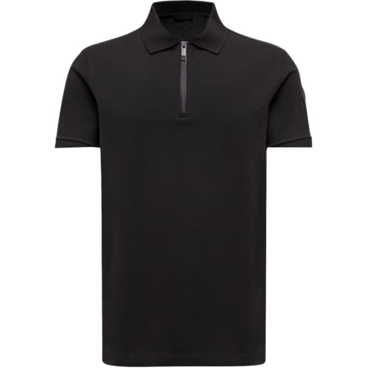 Поло с застежкой-молнией спереди Moncler, черный
Поло с застежкой-молнией спереди Moncler, черный