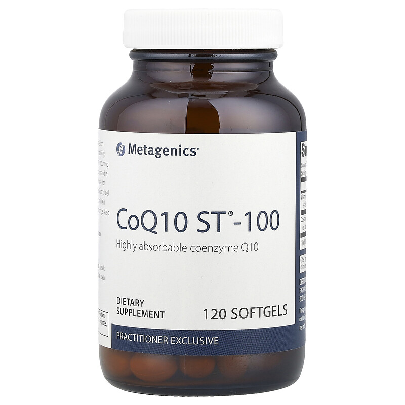 Metagenics, CoQ10 ST- 100, 120 капсул
Metagenics, CoQ10 ST- 100, 120 капсул