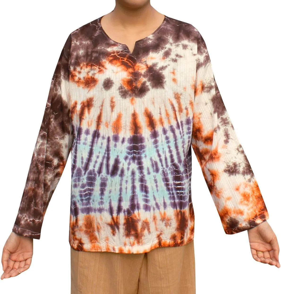 Футболка Full Funk с круглым вырезом и длинными рукавами, тай-дай
Футболка Full Funk с круглым вырезом и длинными рукавами, тай-дай