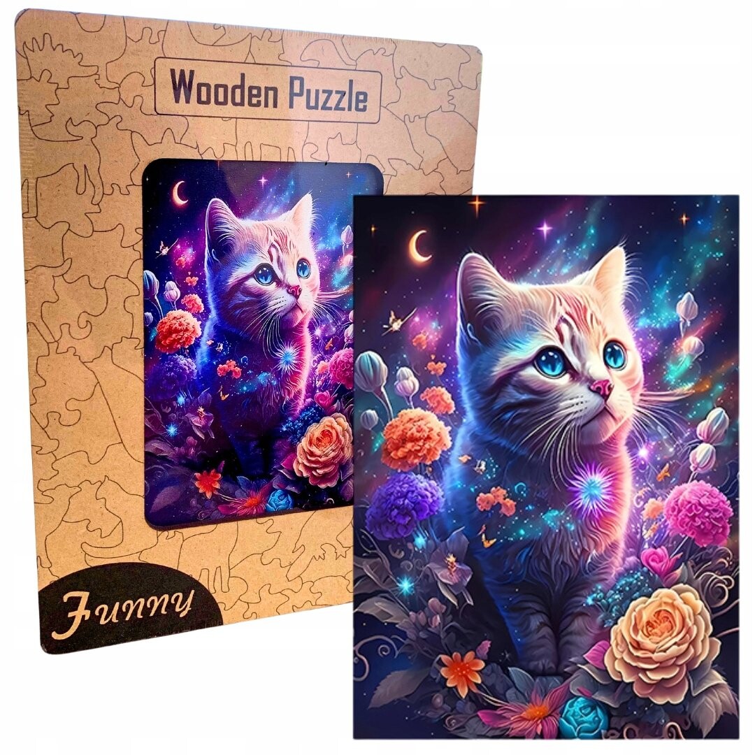 Деревянный развивающий пазл А3 «Красочный котёнок» для детей и взрослых, 240 деталей, БОЛЬШОЙ Inna marka
Деревянный развивающий пазл А3 «Красочный котёнок» для детей и взрослых, 240 деталей, БОЛЬШОЙ Inna marka