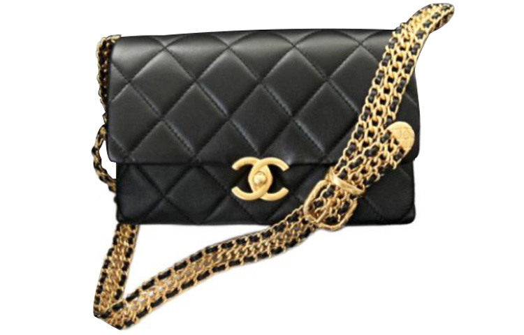 CHANEL Миниатюрная женская черная сумка через плечо из телячьей кожи
CHANEL Миниатюрная женская черная сумка через плечо из телячьей кожи