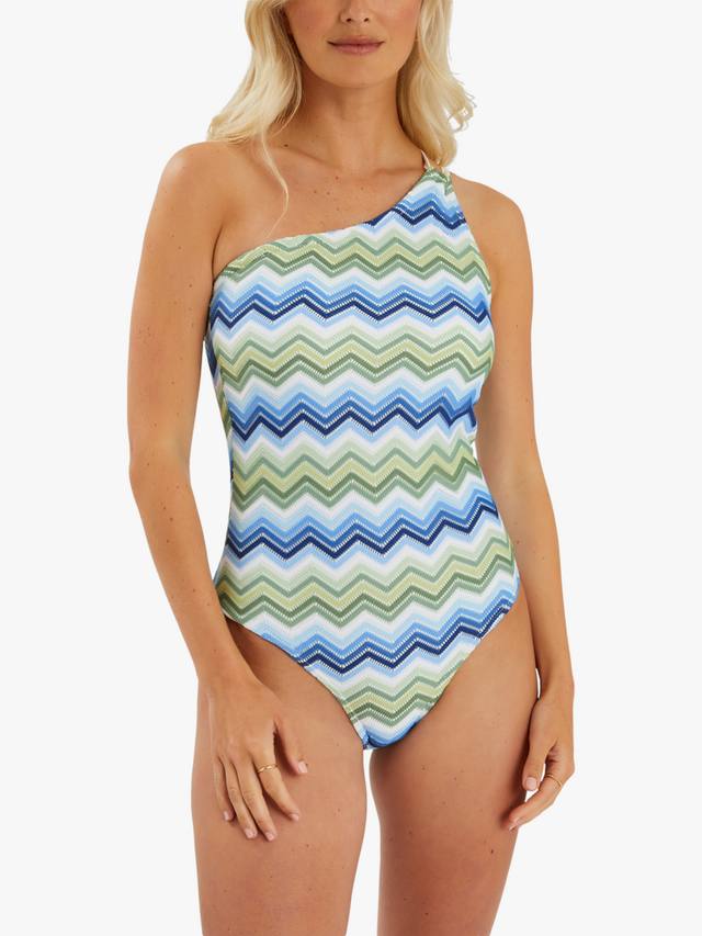 Купальник Zig Zag с одним плечом и вязаным узором Accessorize, Blue
Купальник Zig Zag с одним плечом и вязаным узором Accessorize, Blue