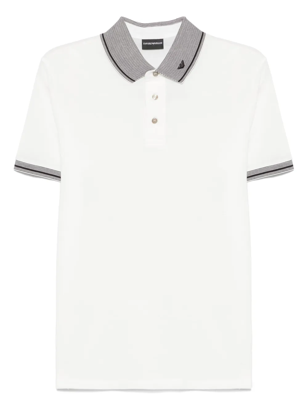 Рубашка поло с вышитым логотипом Emporio Armani, белый
Рубашка поло с вышитым логотипом Emporio Armani, белый