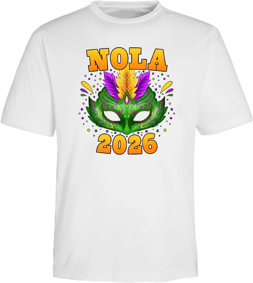 Футболка Inktastic Mardi Gras NOLA 2026 с зеленой маской
Футболка Inktastic Mardi Gras NOLA 2026 с зеленой маской