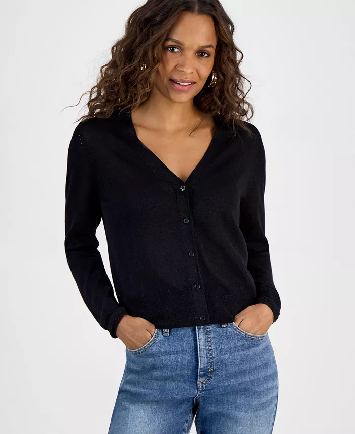 Кардиган на пуговицах для миниатюрных I.N.C. International Concepts, черный
Кардиган на пуговицах для миниатюрных I.N.C. International Concepts, черный