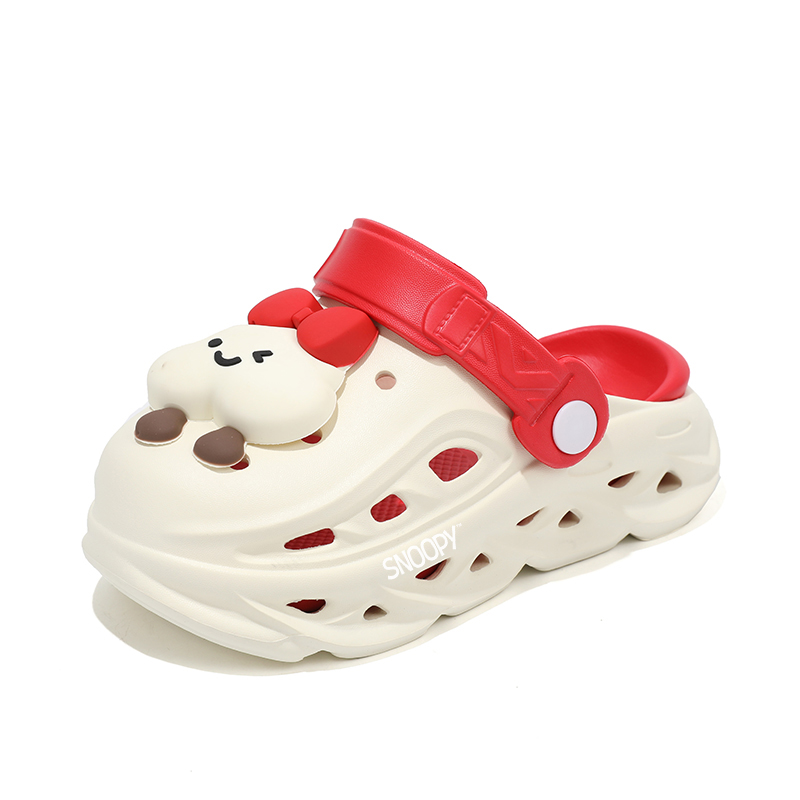 Детские противоскользящие и износостойкие дышащие сабо SNOOPY, бежевый/красный
Детские противоскользящие и износостойкие дышащие сабо SNOOPY, бежевый/красный