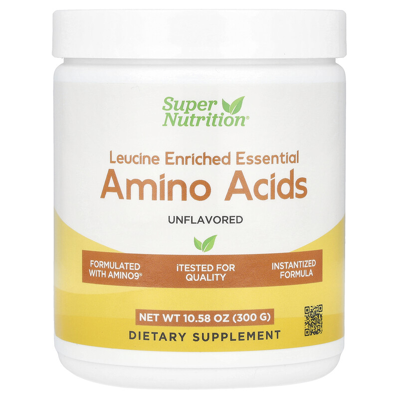 Super Nutrition, незаменимые аминокислоты с лейцином, без добавок, 300 г (10,58 унции)
Super Nutrition, незаменимые аминокислоты с лейцином, без добавок, 300 г (10,58 унции)