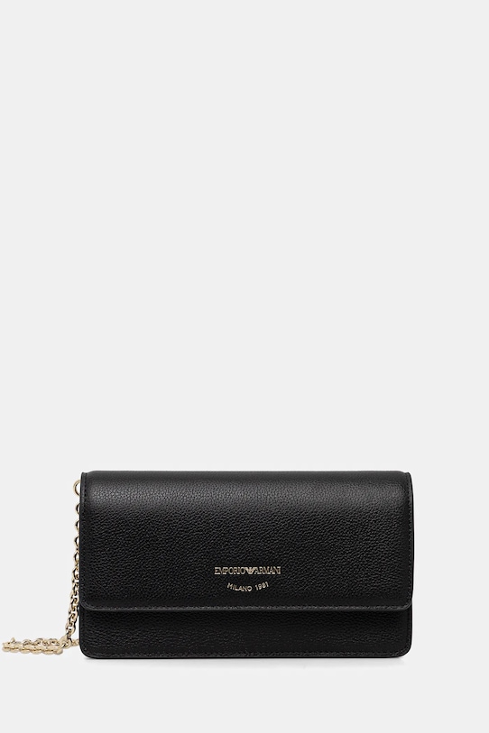 Кожаная сумка-клатч Emporio Armani, черный
Кожаная сумка-клатч Emporio Armani, черный