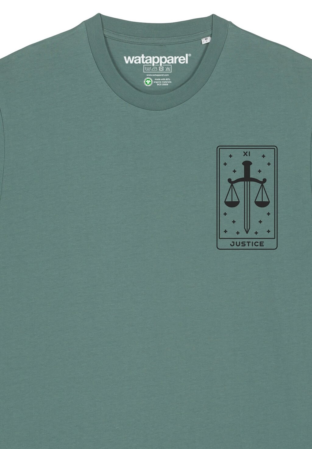 Футболка с принтом TAROT watapparel, темно-зеленый 
Футболка с принтом TAROT watapparel, темно-зеленый