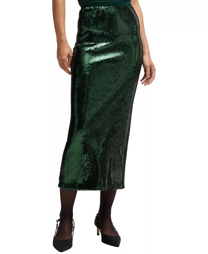 Женская юбка макси свободного кроя с пайетками Hugo Boss, зеленый
Женская юбка макси свободного кроя с пайетками Hugo Boss, зеленый