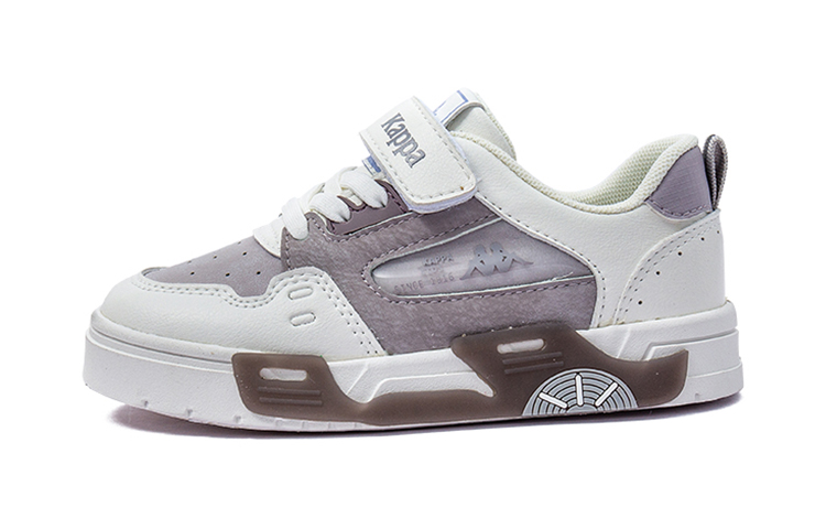 Низкие детские кроссовки для скейтбординга KAPPA KIDS, бежевый/белый/фиолетовый 
Низкие детские кроссовки для скейтбординга KAPPA KIDS, бежевый/белый/фиолетовый