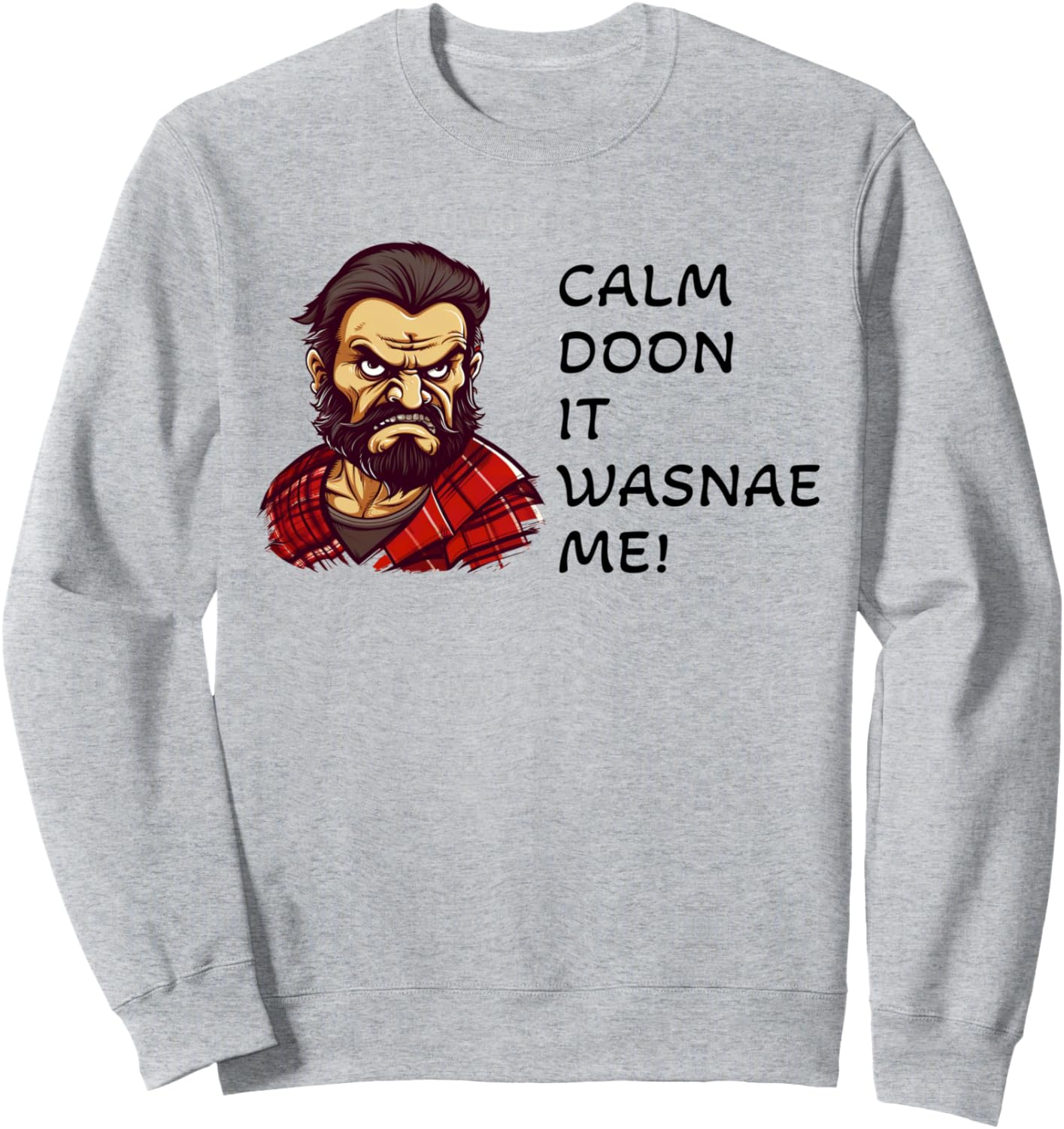 Забавный шотландский юмор - Толстовка Calm Doon It Wasnae Me Scotland Tartan Wit - Scottish Humour And Scotland Gifts, серый
Забавный шотландский юмор - Толстовка Calm Doon It Wasnae Me Scotland Tartan Wit - Scottish Humour And Scotland Gifts, серый