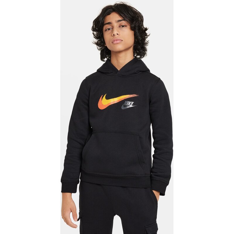 Толстовка с капюшоном, спортивная, флисовая, с рисунком Nike, черный
Толстовка с капюшоном, спортивная, флисовая, с рисунком Nike, черный