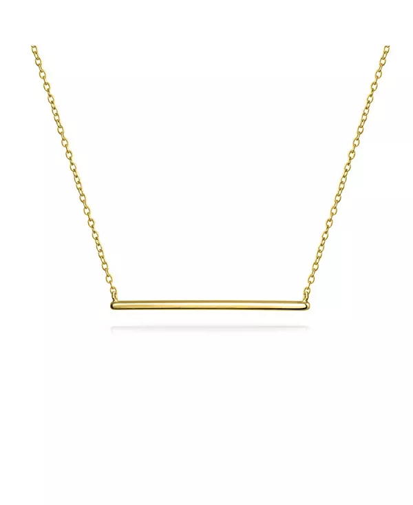 Минималистичное ожерелье с подвеской в виде горизонтальной планки — стерлинговое серебро Bling Jewelry, yellow
Минималистичное ожерелье с подвеской в виде горизонтальной планки — стерлинговое серебро Bling Jewelry, yellow