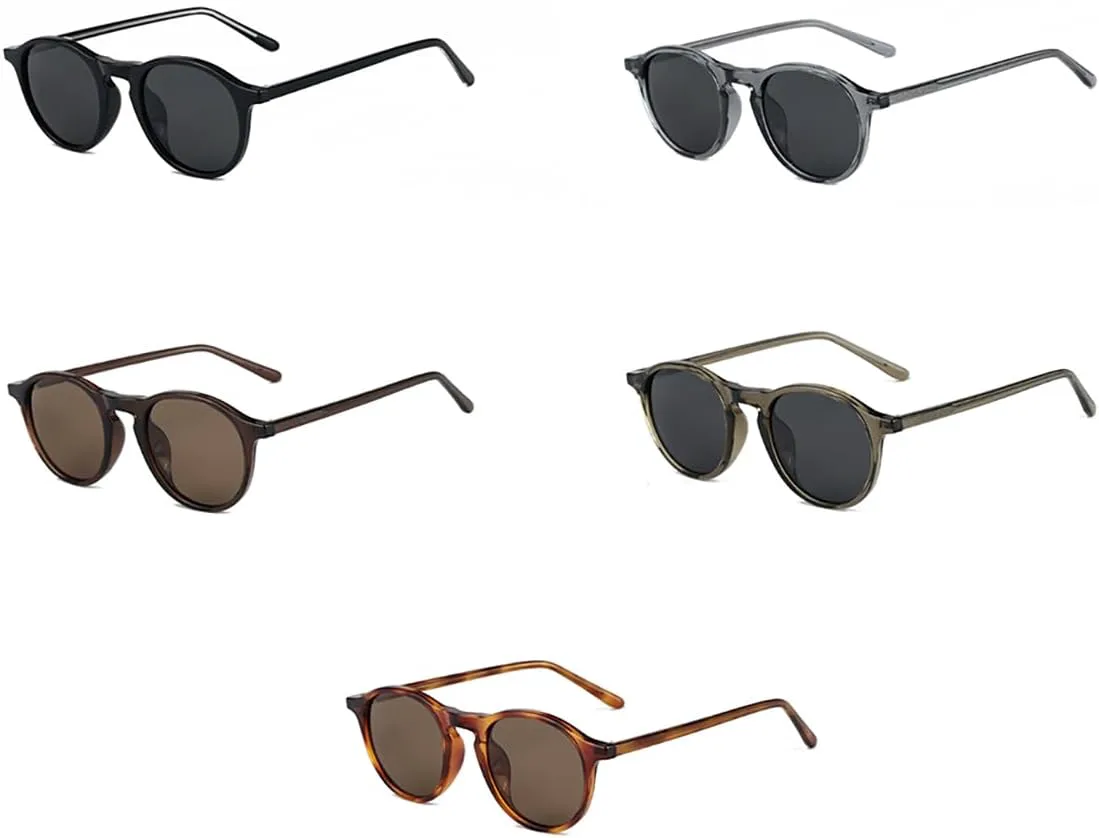 Солнцезащитные очки в ретро-стиле с круглой оправой, поляризованные, Tr90, для женщин и мужчин, с защитой от УФ-излучения (ацетатные дужки) weiyuchen, Grey
Солнцезащитные очки в ретро-стиле с круглой оправой, поляризованные, Tr90, для женщин и мужчин, с защитой от УФ-излучения (ацетатные дужки) weiyuchen, Grey