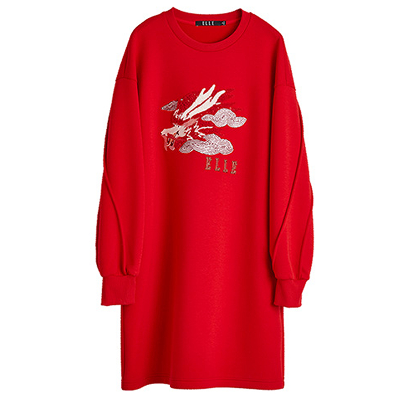 Женское платье с длинным рукавом ELLE, red
Женское платье с длинным рукавом ELLE, red