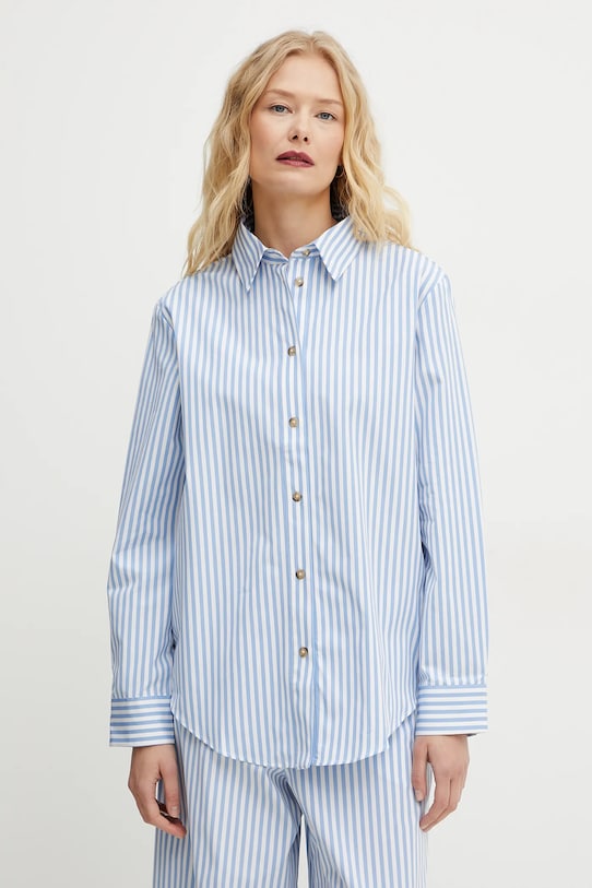 Хлопковая рубашка MM by Max Mara, синий
Хлопковая рубашка MM by Max Mara, синий