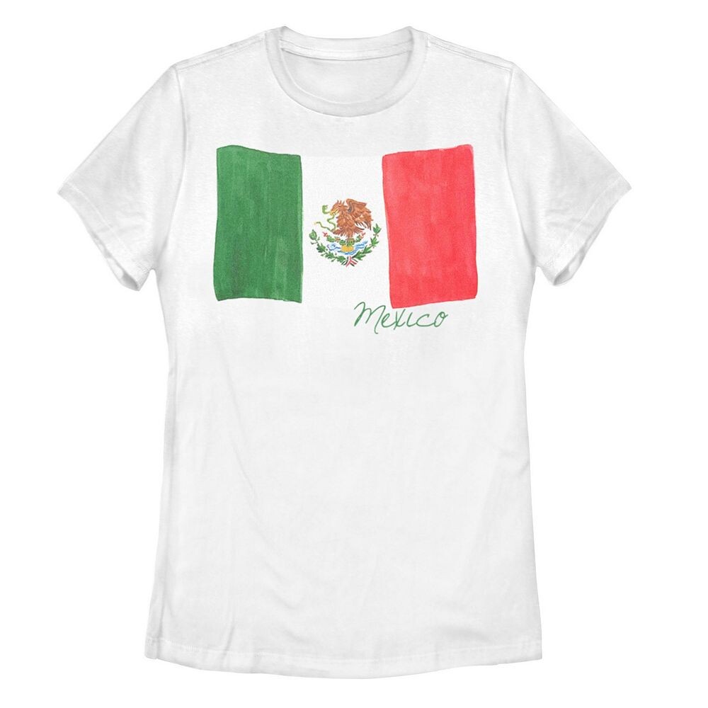 Юниорская футболка Мексики с акварельным флагом Licensed Character, белый
Юниорская футболка Мексики с акварельным флагом Licensed Character, белый