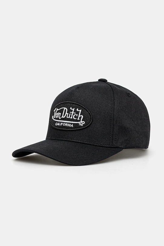 Хлопковая бейсболка Von Dutch, черный
Хлопковая бейсболка Von Dutch, черный