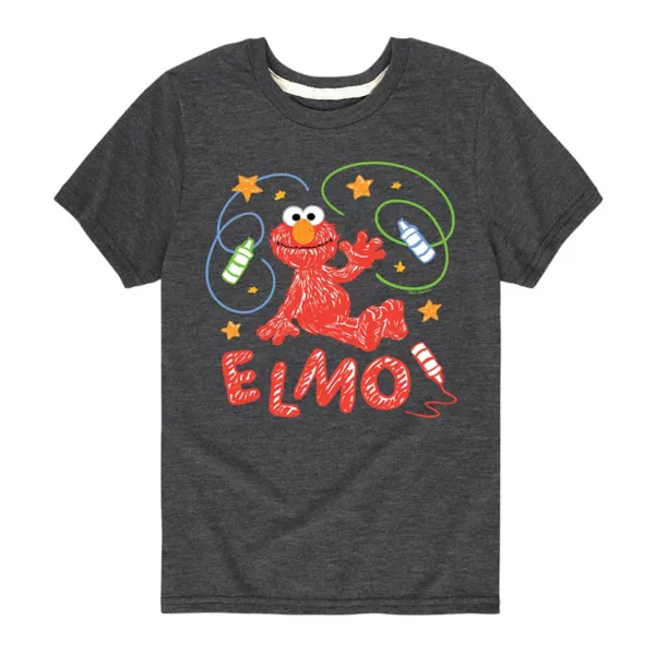 Футболка для мальчиков 8-20 лет с принтом "Каляки-маляки" от Улицы Сезам и Элмо Licensed Character, серый
Футболка для мальчиков 8-20 лет с принтом "Каляки-маляки" от Улицы Сезам и Элмо Licensed Character, серый