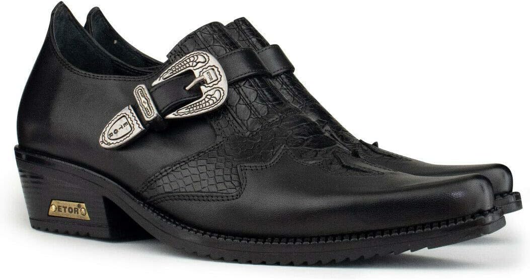 Мужские настоящие кожаные туфли Wincklepickers с узором под змею, ковбойские, для верховой езды, вестерн с кубинским каблуком и застежкой-пряжкой Infinity Leather, черный
Мужские настоящие кожаные туфли Wincklepickers с узором под змею, ковбойские, для верховой езды, вестерн с кубинским каблуком и застежкой-пряжкой Infinity Leather, черный