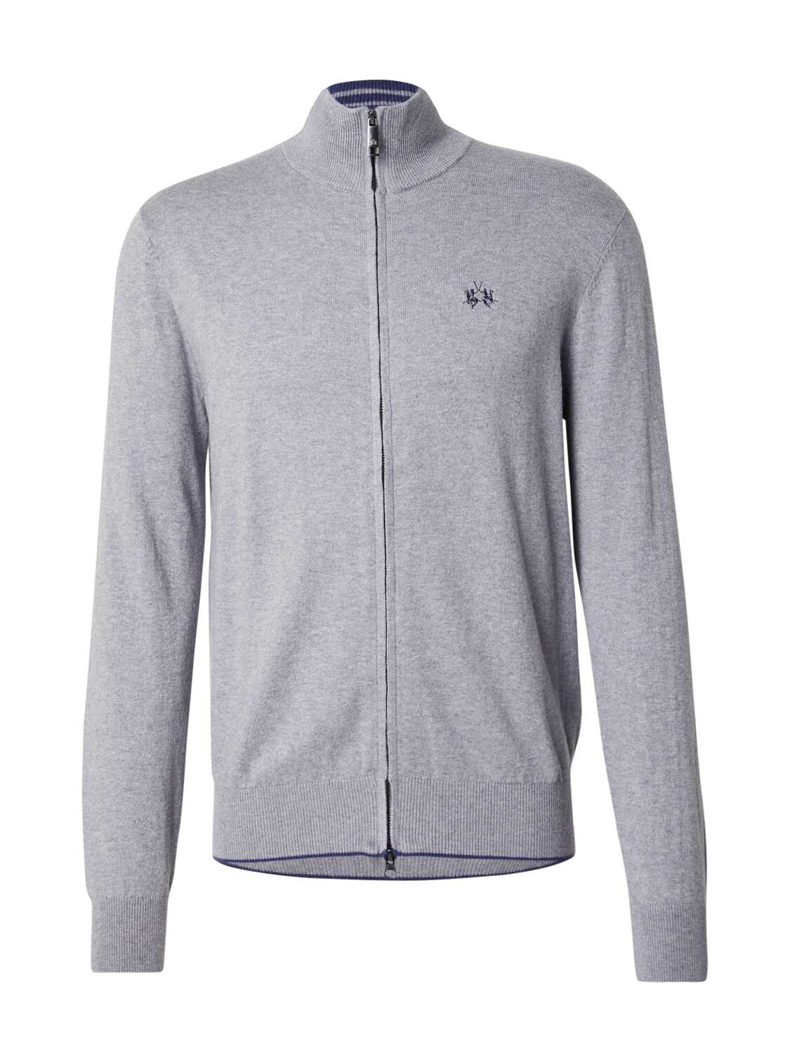 La Martina Вязаный кардиган в крапчатом сером
La Martina Вязаный кардиган в крапчатом сером