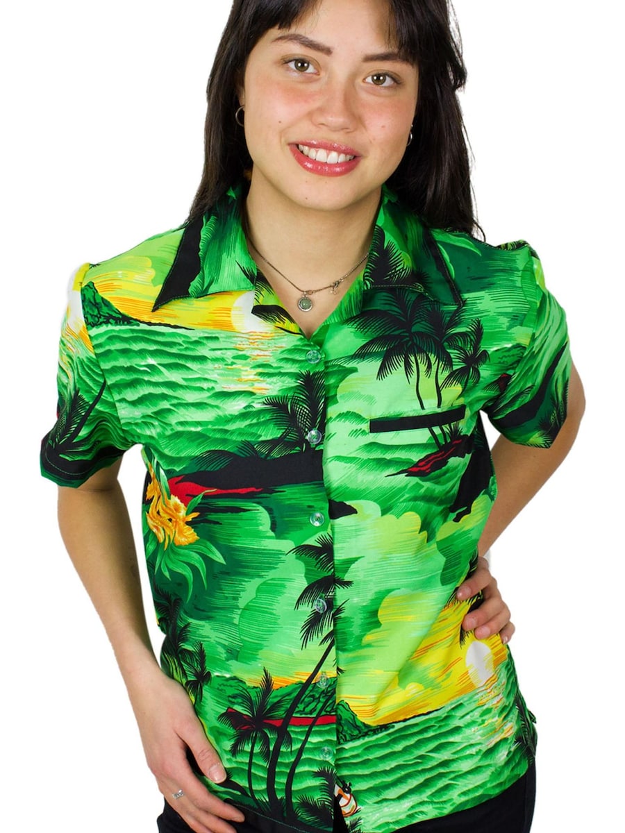 Блуза King Kameha Surf, зеленый
Блуза King Kameha Surf, зеленый