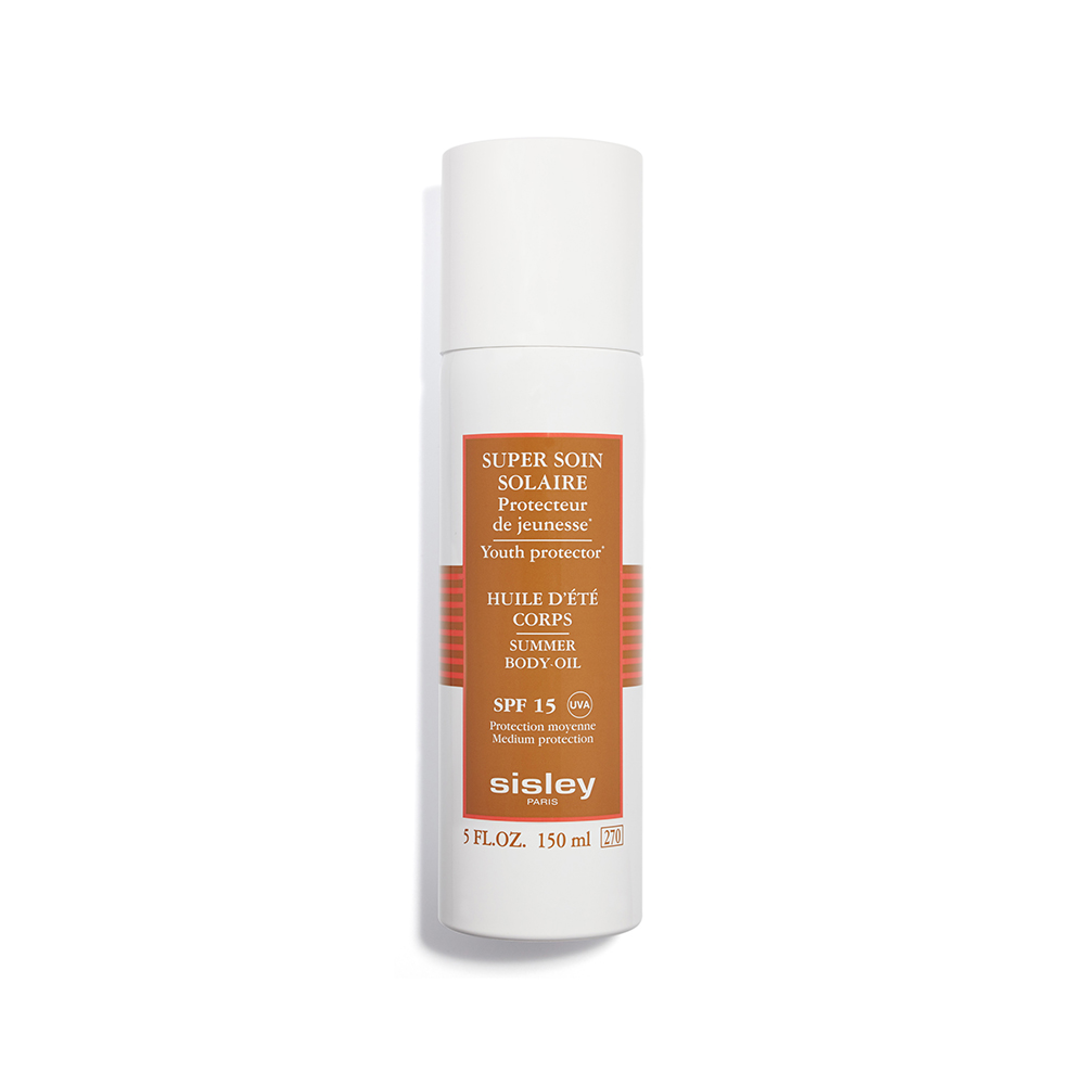 Солнцезащитное масло для тела с SPF 15 super soin solaire summer body oil spf15 Sisley, 150 мл
Солнцезащитное масло для тела с SPF 15 super soin solaire summer body oil spf15 Sisley, 150 мл