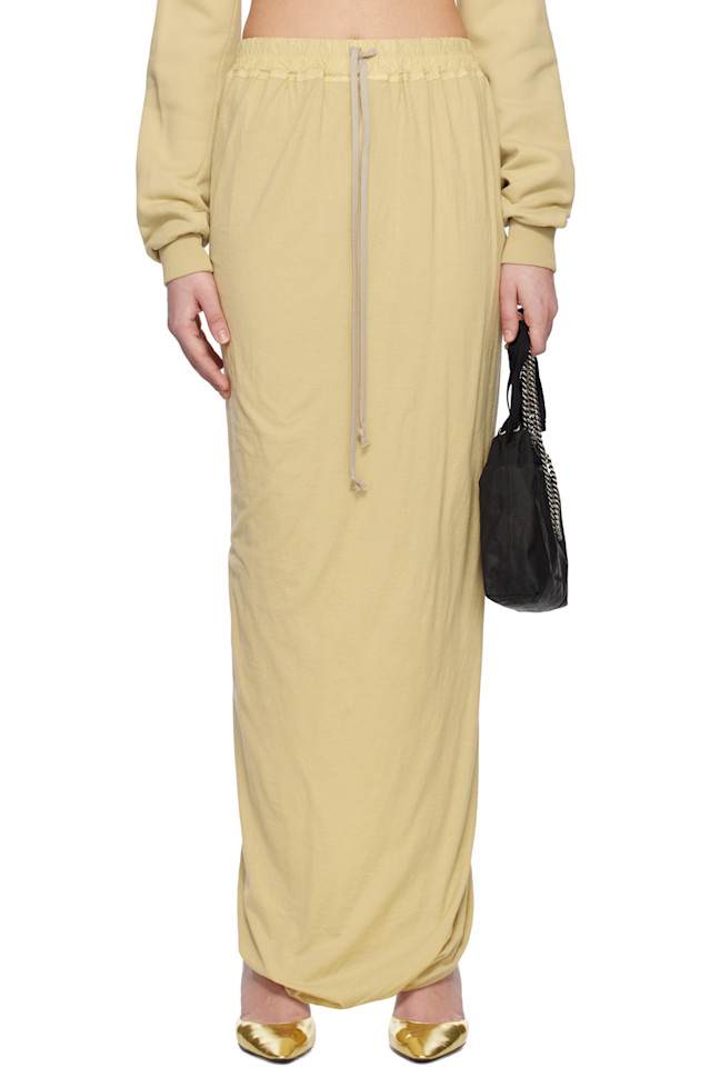 Голливудская юбка-макси на резинке с запахом Rick Owens Drkshdw, цвет parchment
Голливудская юбка-макси на резинке с запахом Rick Owens Drkshdw, цвет parchment