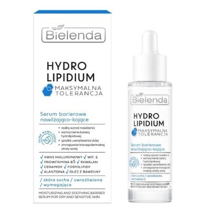Hydro Lipidium Увлажняющая и успокаивающая защитная сыворотка 30 мл Bielenda Assorted
Hydro Lipidium Увлажняющая и успокаивающая защитная сыворотка 30 мл Bielenda Assorted