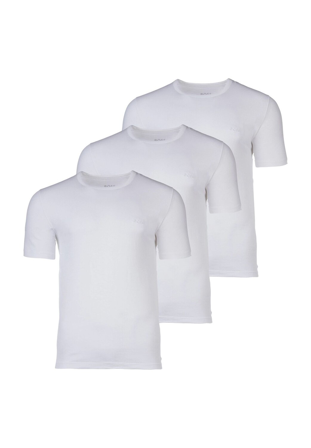 Комплект из 3 хлопковых мужских футболок BOSS, белый
Комплект из 3 хлопковых мужских футболок BOSS, белый
