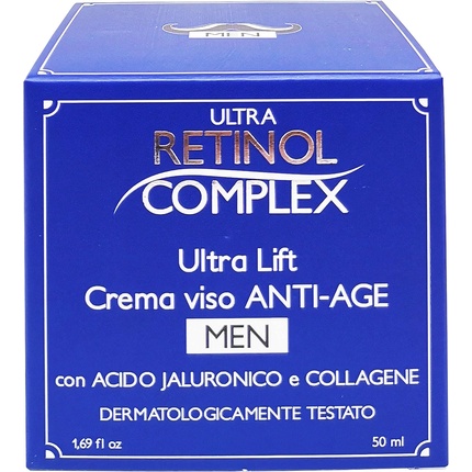 Ретиноловый комплексный антивозрастной крем для лица для мужчин с гиалуроновой кислотой Ultra Retinol Complex
Ретиноловый комплексный антивозрастной крем для лица для мужчин с гиалуроновой кислотой Ultra Retinol Complex