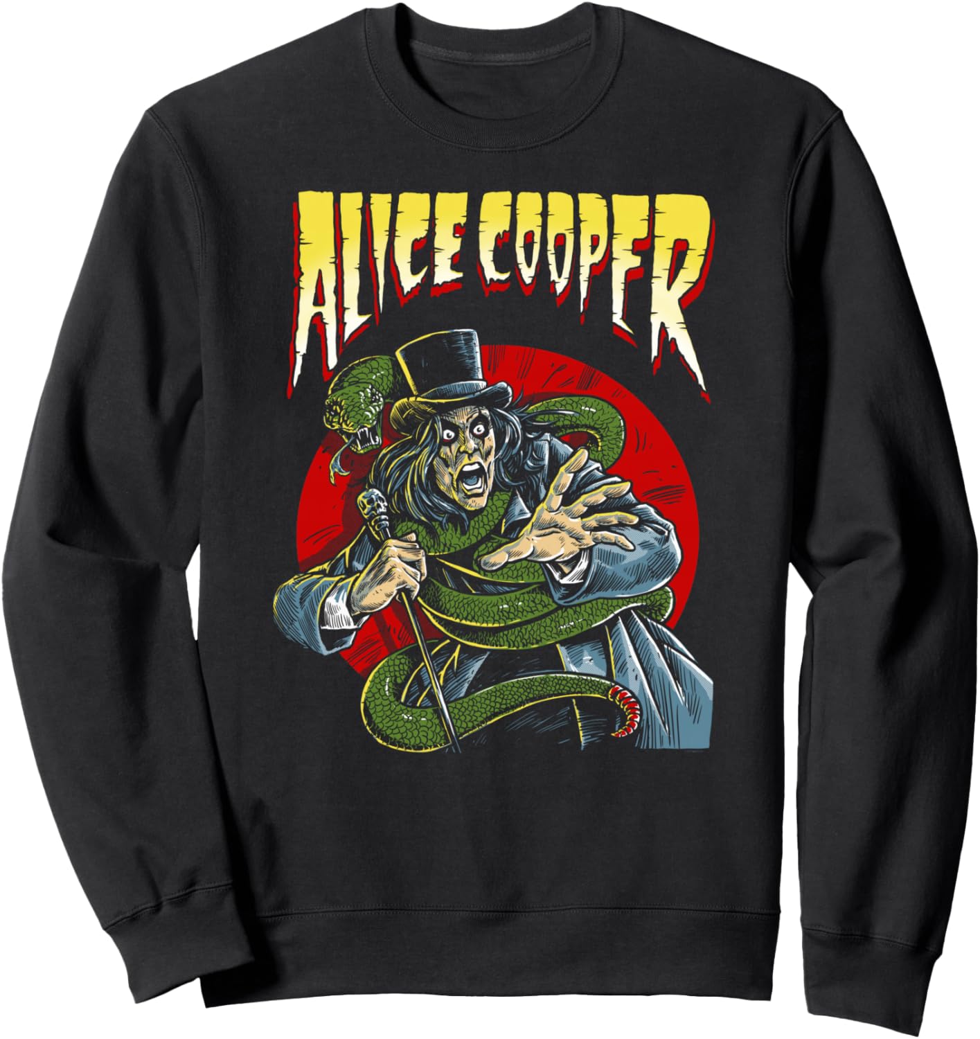 Элис Купер - Толстовка с изображением комикса Alice Cooper Official, черный
Элис Купер - Толстовка с изображением комикса Alice Cooper Official, черный