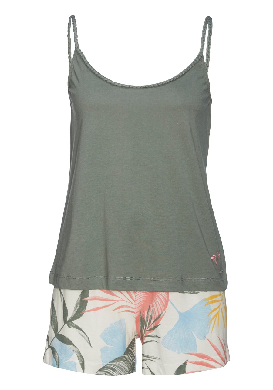 Короткий пижамный комплект VIVANCE, оливковый 
Короткий пижамный комплект VIVANCE, оливковый