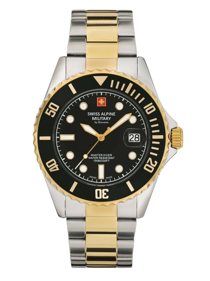 Swiss Alpine Military by Grovana Мужские аналоговые часы серебристого цвета
Swiss Alpine Military by Grovana Мужские аналоговые часы серебристого цвета