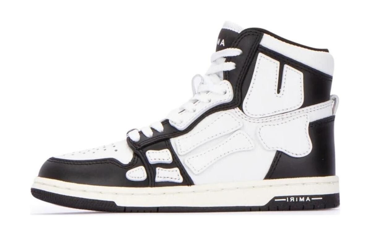 Кеды высокие Amiri Skel Top, черный / белый 
Кеды высокие Amiri Skel Top, черный / белый