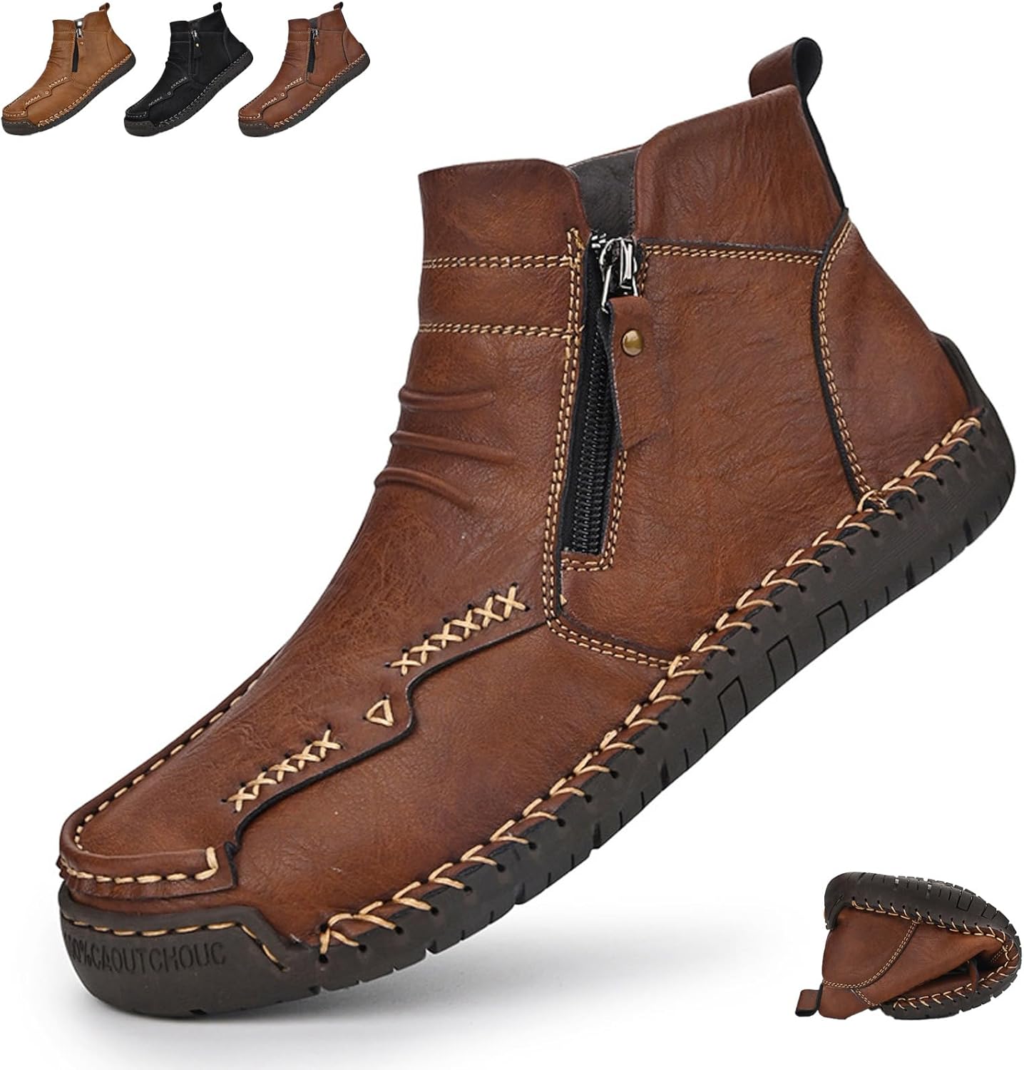 Мужские ортопедические ботинки, мужские ручной работы из натуральной кожи ботинки, водонепроницаемые нескользящие ботинки с боковой молнией Ghtrhsb, коричневый
Мужские ортопедические ботинки, мужские ручной работы из натуральной кожи ботинки, водонепроницаемые нескользящие ботинки с боковой молнией Ghtrhsb, коричневый