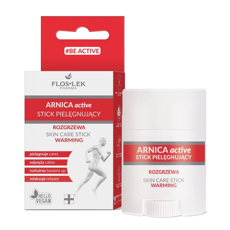 Floslek, Arnica Active Stick, питательный согревающий карандаш, 22 г
Floslek, Arnica Active Stick, питательный согревающий карандаш, 22 г
