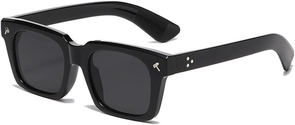 Винтажные мужские солнцезащитные очки, модные желто-синие оттенки, защита от ультрафиолета UV400, женские трендовые очки с заклепками, панк-стиль TKKTLLT, Black Gray
Винтажные мужские солнцезащитные очки, модные желто-синие оттенки, защита от ультрафиолета UV400, женские трендовые очки с заклепками, панк-стиль TKKTLLT, Black Gray