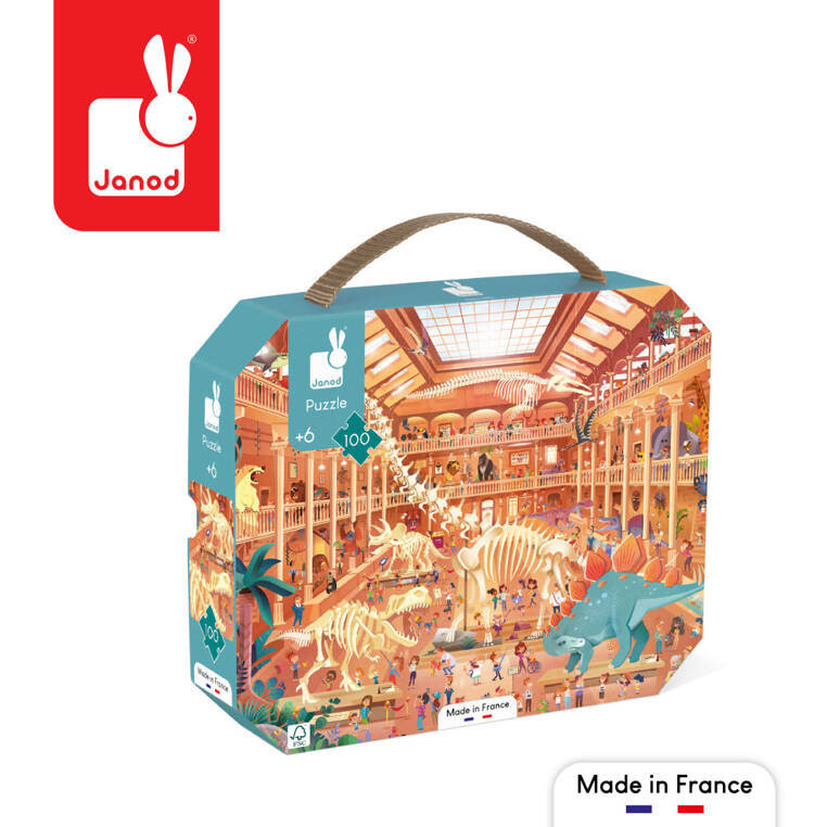 Janod, пазл, в чемодане Музея естественной истории, 100 шт.
Janod, пазл, в чемодане Музея естественной истории, 100 шт.