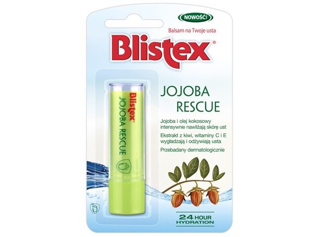 Blistex, Увлажняющий бальзам для губ, спасение жожоба, 3,7 г
Blistex, Увлажняющий бальзам для губ, спасение жожоба, 3,7 г