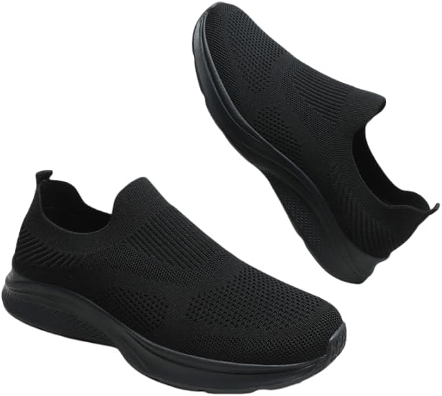 Мужские кроссовки с нескользящей подошвой, легкие и дышащие, без шнурков - идеально подходят для повседневной носки и спортивных тренировок Hhhchpm, черный
Мужские кроссовки с нескользящей подошвой, легкие и дышащие, без шнурков - идеально подходят для повседневной носки и спортивных тренировок Hhhchpm, черный