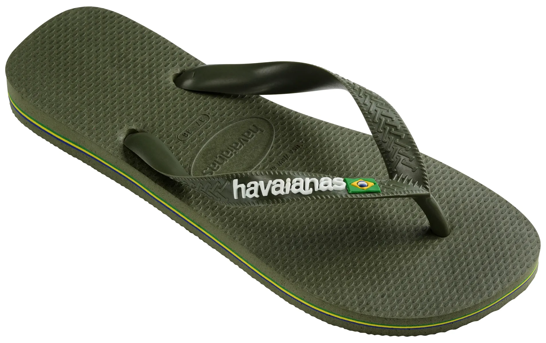 Шлепанцы Havaianas "BRASIL LOGO", летняя обувь, тапочки, туфли для бассейна с надписью-логотипом, хаки
Шлепанцы Havaianas "BRASIL LOGO", летняя обувь, тапочки, туфли для бассейна с надписью-логотипом, хаки