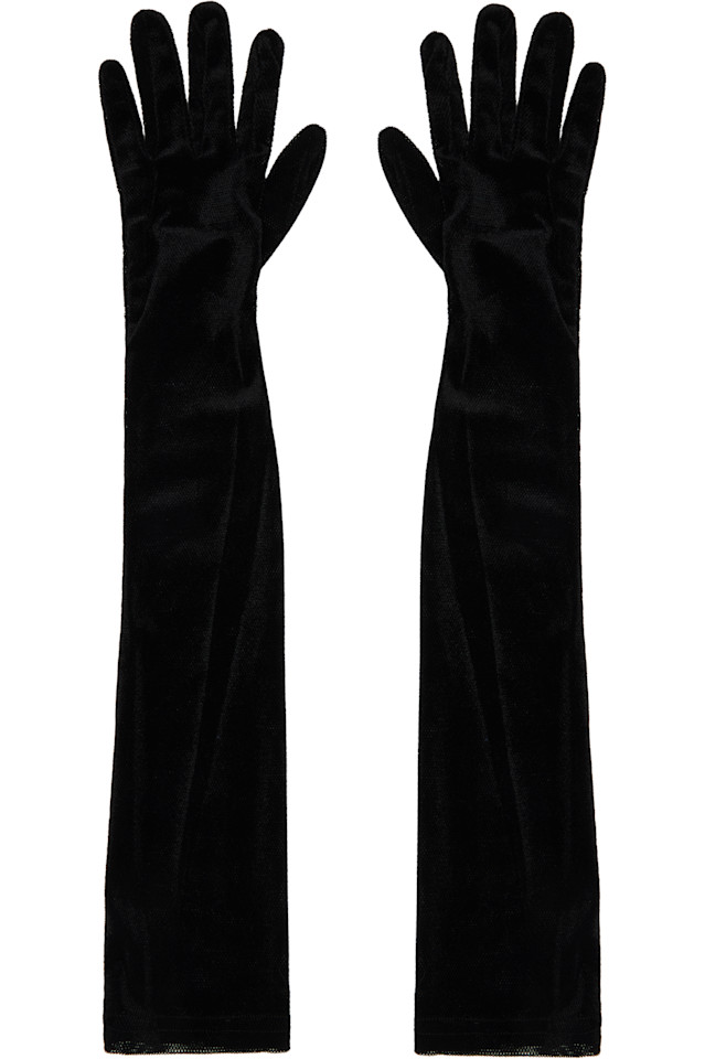 Бархатные сетчатые перчатки Anna Sui, черный
Бархатные сетчатые перчатки Anna Sui, черный