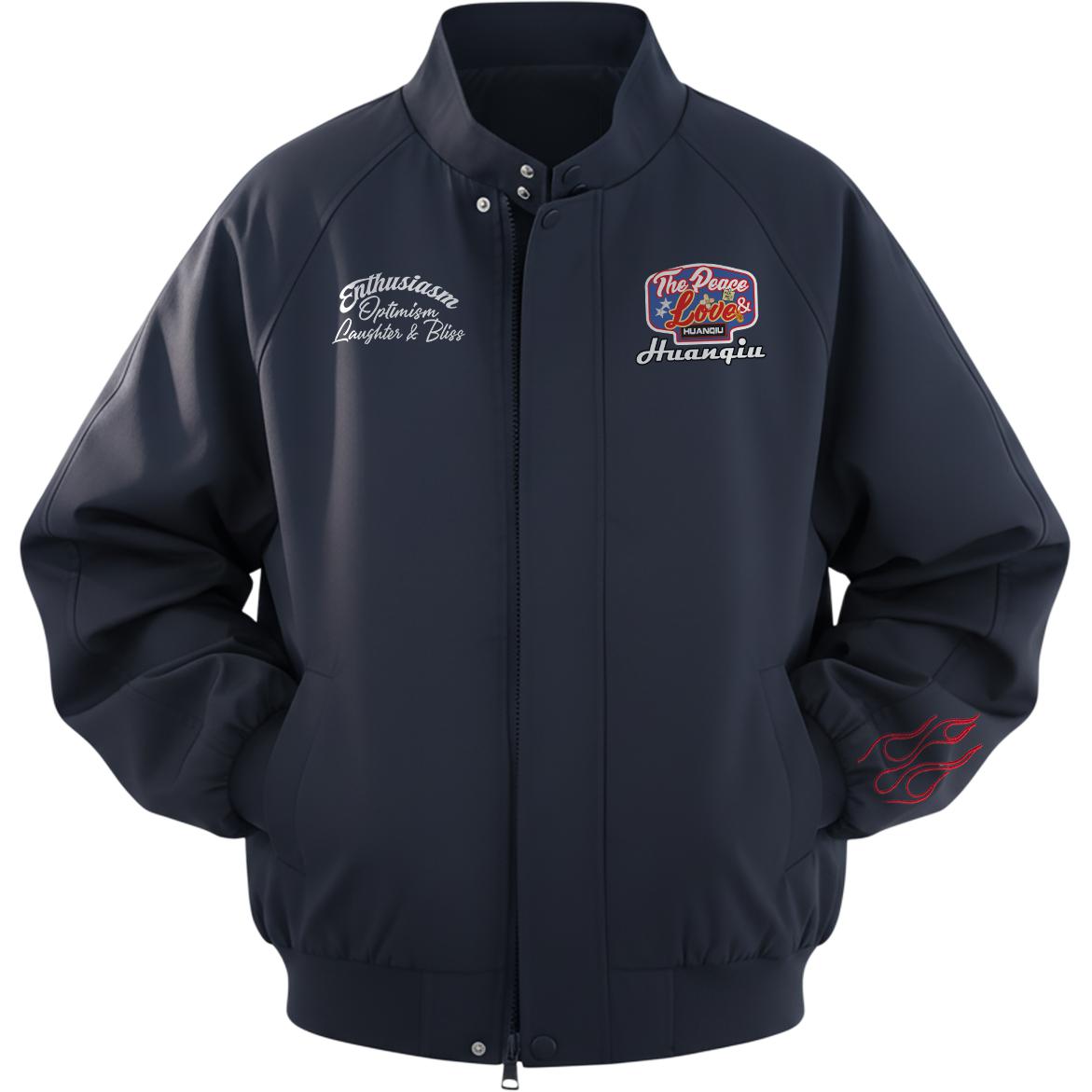 Куртка Unisex Stand Collar Thickened HUANQIU, темно-синий
Куртка Unisex Stand Collar Thickened HUANQIU, темно-синий